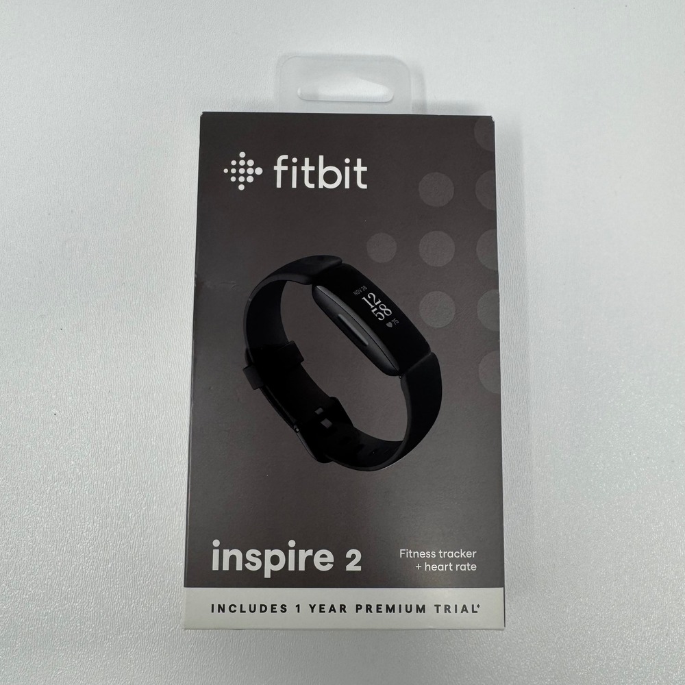 Fitbit Inspire 2 Health Fitness Tracker‎ Heart Rate Black FB418BKBK NIB
